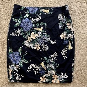 Ann Taylor Floral Pencil Skirt